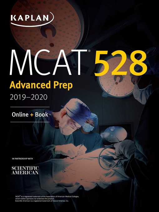 Cover image for MCAT 528 Advanced Prep 2019-2020